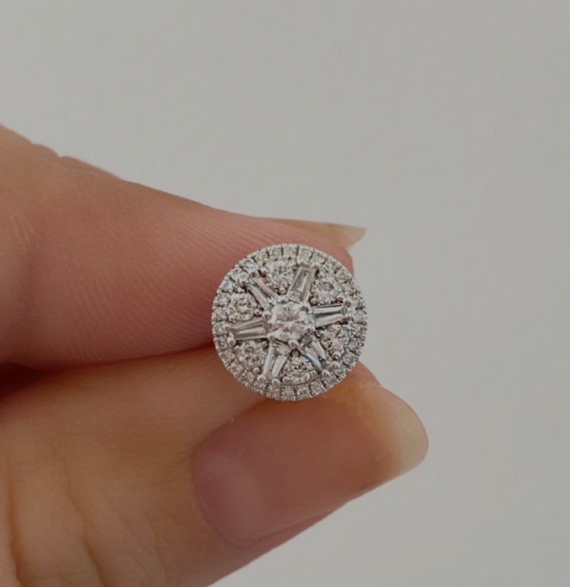 CLOVELLY DIAMOND STUDS