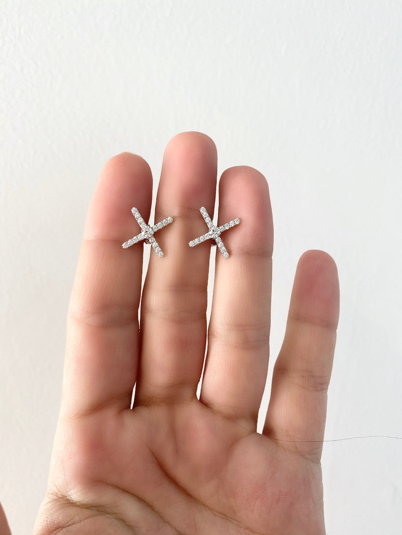 DIAMOND X STUDS