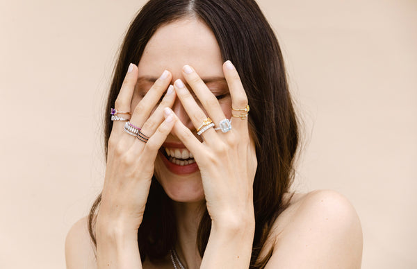 CITRINE AND DIAMOND RING