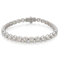 9ct TENNIS BRACELET