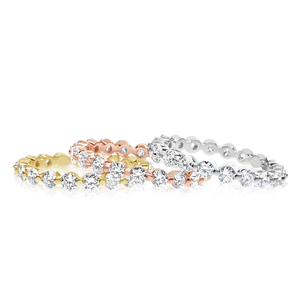 BEADED ETERNITY RING