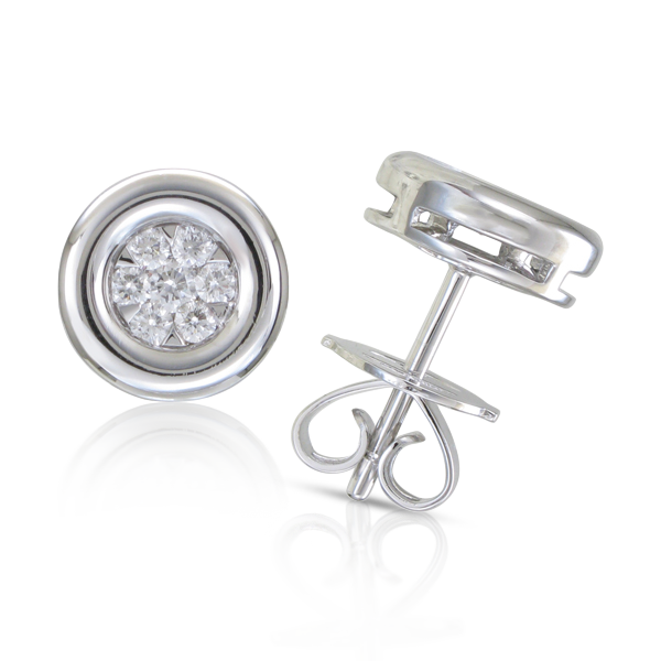 DIAMOND BEZEL STUDS