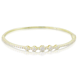 DIAMOND DROPS BANGLE