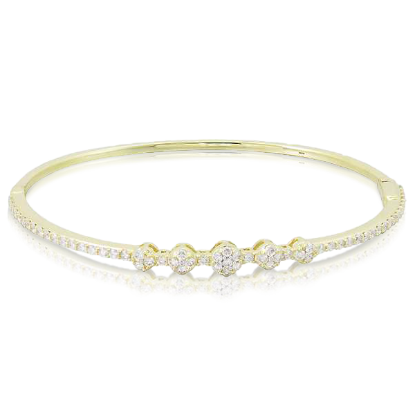 DIAMOND DROPS BANGLE
