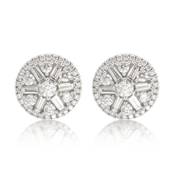 CLOVELLY DIAMOND STUDS