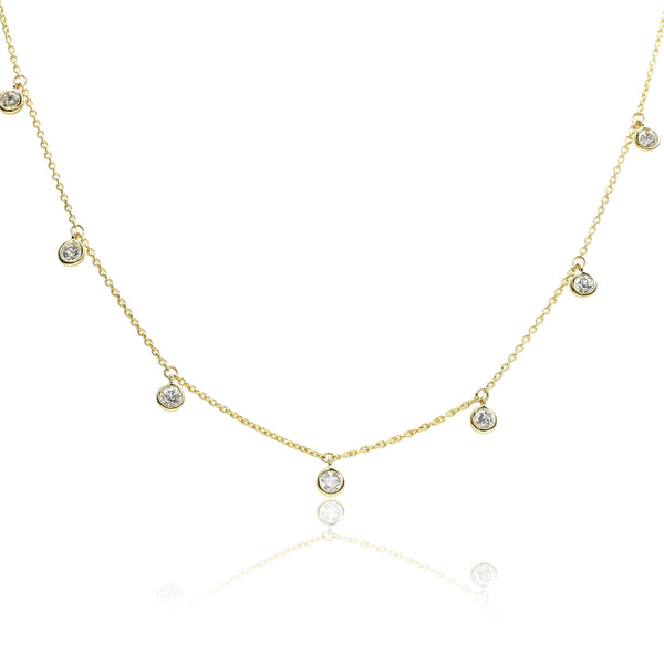 DANGLING DIAMOND NECKLACE