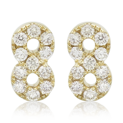 DIAMOND 8 STUDS
