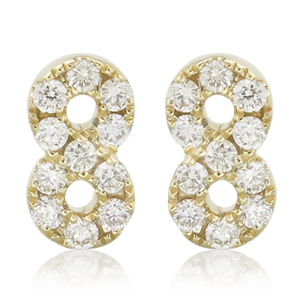 DIAMOND 8 STUDS