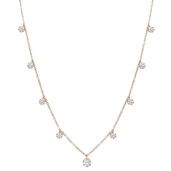CLUSTER DROP NECKLACE