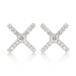 DIAMOND X STUDS