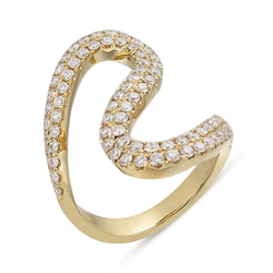 DIAMOND CURL RING
