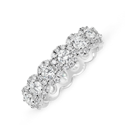DIAMOND HALO ETERNITY BAND