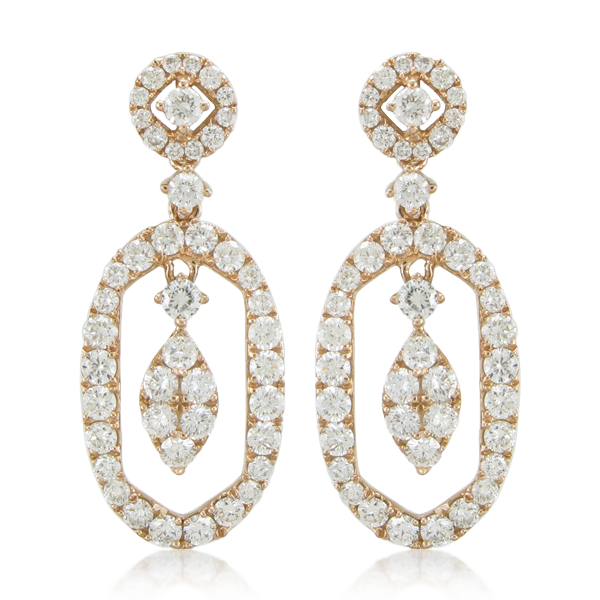 DIAMOND OVAL DROPS