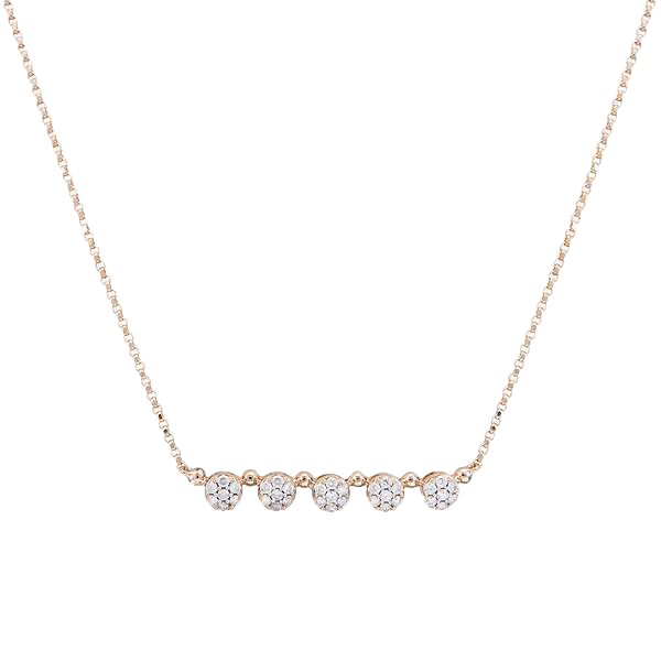 DIAMOND ROW NECKLACE