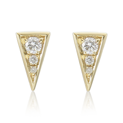 DIAMOND SPEAR STUDS