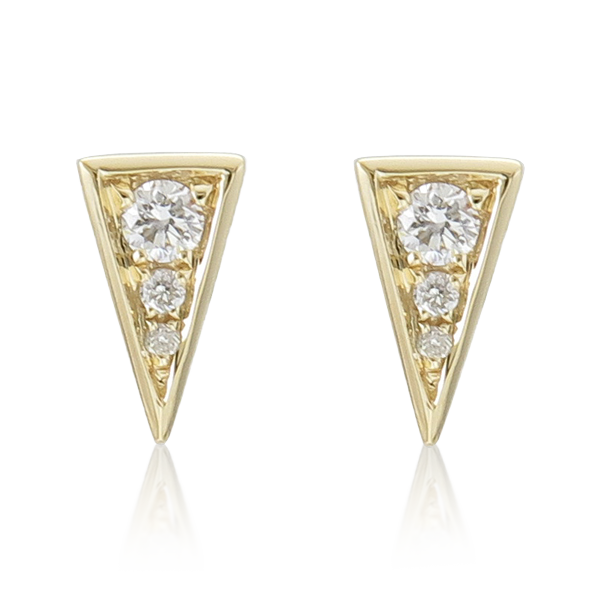 DIAMOND SPEAR STUDS