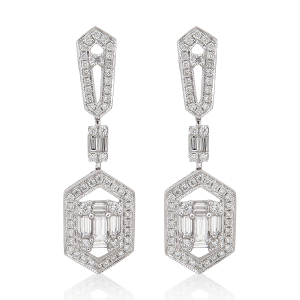DIAMOND TESSELLATE DROPS