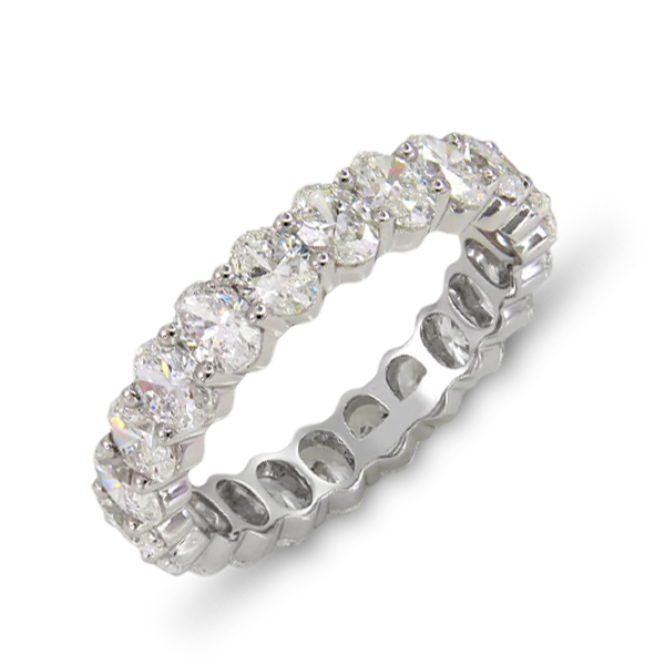 OVAL DIAMOND ETERNITY BAND