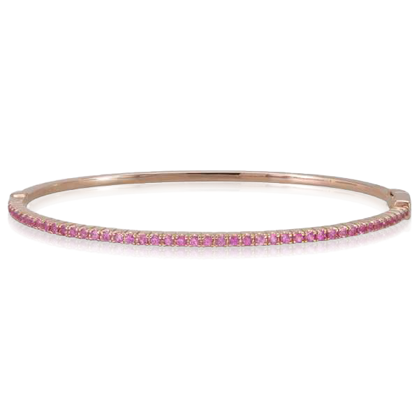 PINK SAPPHIRE BANGLE