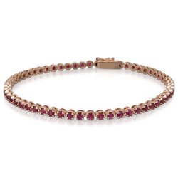 RUBY TENNIS BRACELET