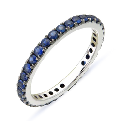SAPPHIRE ETERNITY BAND