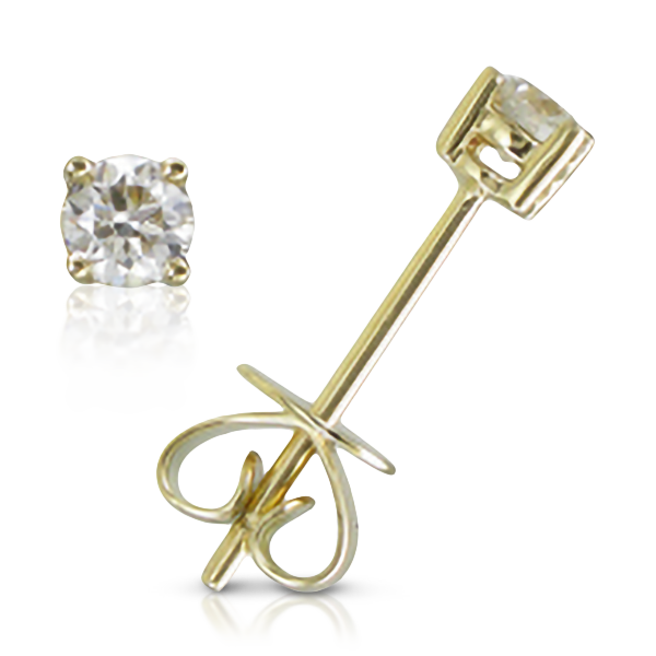 SOLITAIRE DIAMOND STUDS