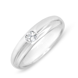 SOLITAIRE WEDDING BAND