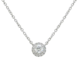 10PT DIAMOND HALO NECKLACE