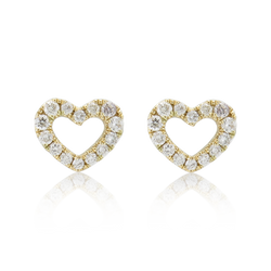 YOUNG HEART DIAMOND STUDS