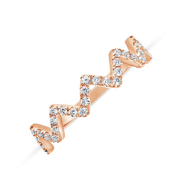 ZIG ZAG DIAMOND RING